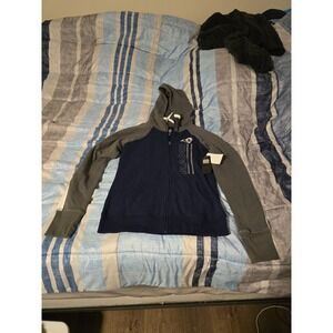 NWT Rams Hooded Zip Up Women's XXL Thumbholes NFL‎ St Louis
